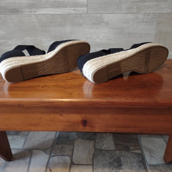 Black Canvas Life Stride Espadrilles 8.5M - Picture 5 of 6